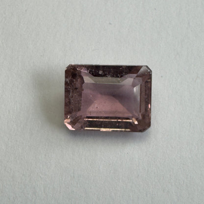 Purple Tourmaline Rectangular Loose Stone, 5.36 ct, 11.5x8.8 mm – view 1 of 3