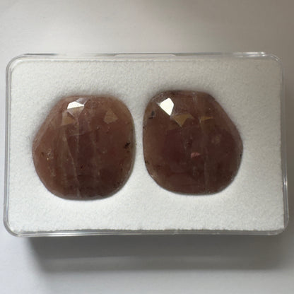 Red Sapphire Fancy Loose Stone Pair, 40.17 ct – view 1 of 3
