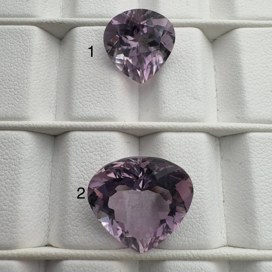 Amethyst Trillion Cut Faceted