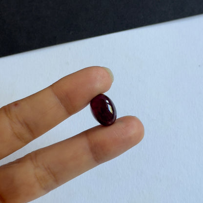 Pink Tourmaline Oval Cabochon, 9.88 ct, 14x10 mm – view 3 of 3