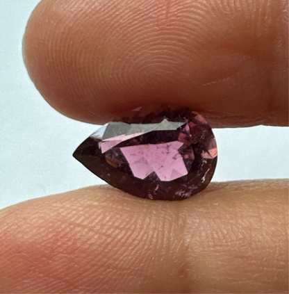 Peach Tourmaline Faceted Loose Stone, 3.28 ct, 12.5x8.2 mm – view 3 of 3