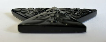 Black Onyx Triangular Loose Stone – view 6 of 8