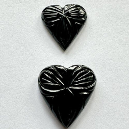 Black Onyx Heart Loose Stone – view 9 of 11