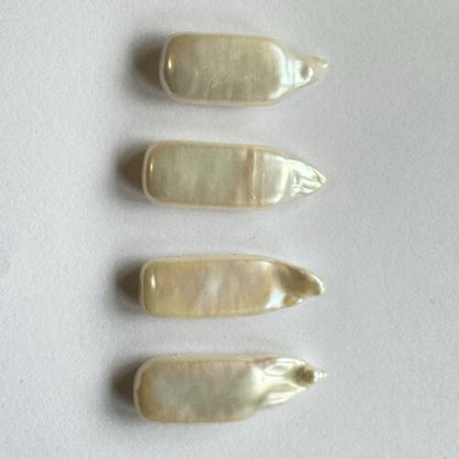 White Pearl Pear Beads – view 6 of 19