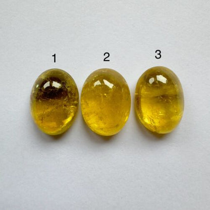 Yellow Tourmaline Oval Cabochon – view 1 of 4