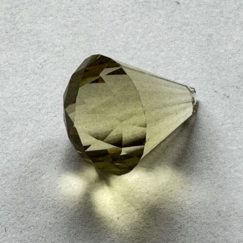 Beautiful Fancy Yellow Citrine In A Rare Cut With Inclusions