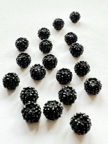 Black Spinel Round Loose Stone Pair – view 4 of 13