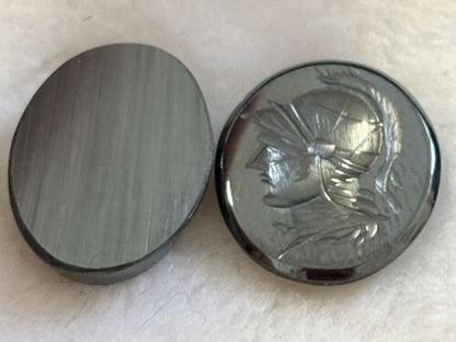 Black Hematite Oval Pendant – view 2 of 9