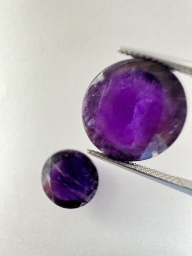 Purple Amethyst Cabochon Pair – view 3 of 6