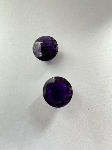 Purple Amethyst Cabochon Pair – view 5 of 6