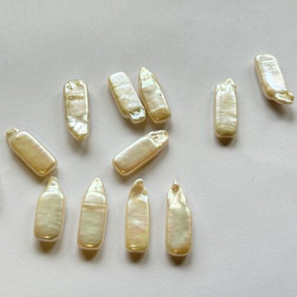 White Pearl Pear Beads – view 10 of 19