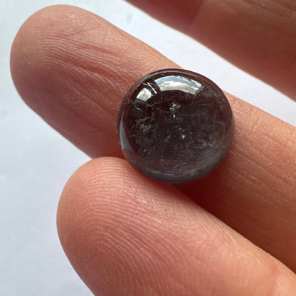 Grey Tourmaline Round Loose Stone, 7.94 ct – view 1 of 4