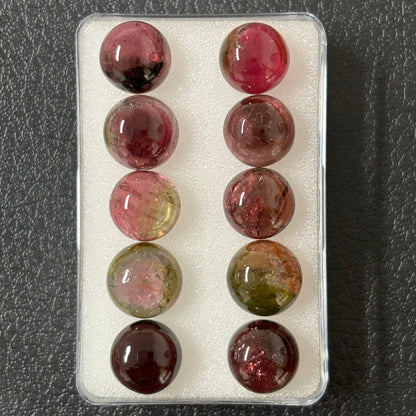 Yellow Tourmaline Round Cabochon, 4.5 ct – view 4 of 5