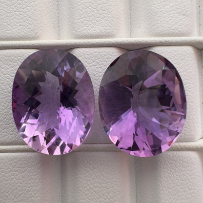 Purple Amethyst Oval Faceted Loose Stone, 13.44 ct, 17.8x14.5 mm – view 2 of 8