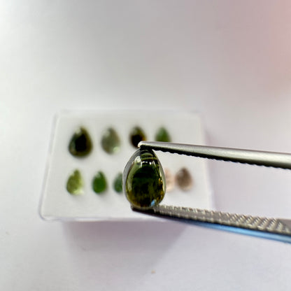 Pink Tourmaline Drop Cabochon – view 15 of 17