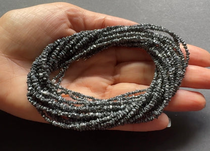 Black Diamond Beads, 2-3.5 mm, 40 cm – view 3 of 5