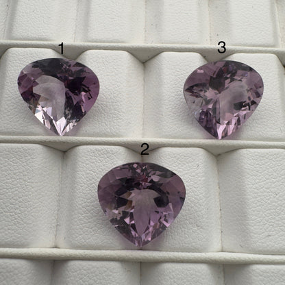 Purple Amethyst Trillion Faceted Loose Stone – view 2 of 3