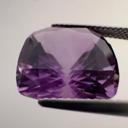 Purple Amethyst Cushion Faceted Loose Stone, 10.63 ct, 14x14 mm – view 2 of 4