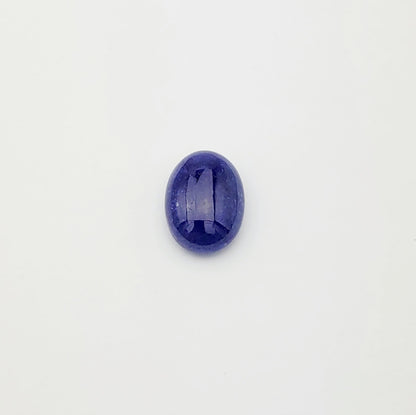 Blue Tanzanite Oval Cabochon, 15.63 ct, 17.3x12.8 mm – view 1 of 6
