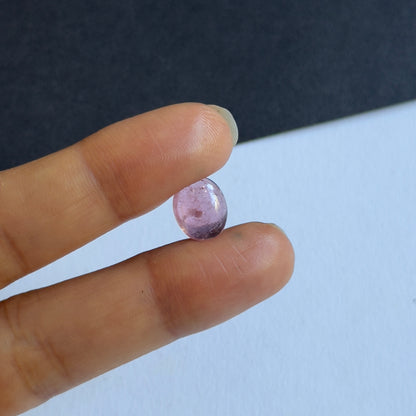 Pink Tourmaline Oval Cabochon, 3.75 ct, 11x9 mm – view 2 of 3
