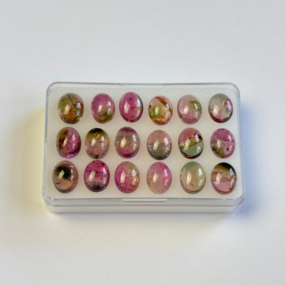 Multicolour Tourmaline Oval Cabochon – view 1 of 3