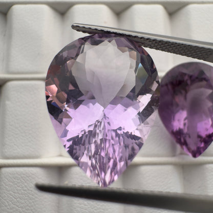 Purple Amethyst Drop Faceted Loose Stone – view 3 of 6
