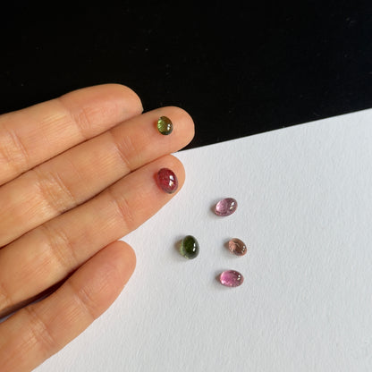 Green Tourmaline Oval Cabochon – view 1 of 2