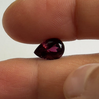Red Tourmaline Drop Loose Stone, 1.93 ct, 9.3x6.5 mm – view 3 of 3