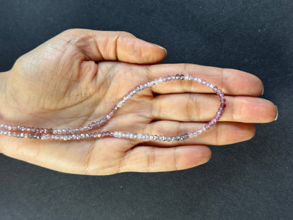 Spinel Round Faceted Beads, 43 cm – view 2 of 2