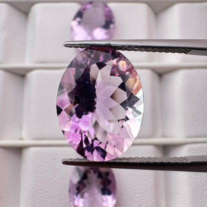 Purple Amethyst Oval Faceted Loose Stone – view 5 of 5