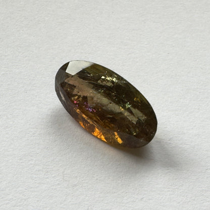 Green Tourmaline Oval Faceted Loose Stone, 16.78 ct, 22.92x12.32 mm – view 5 of 5