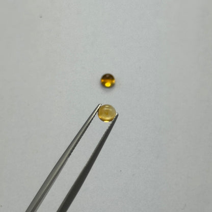 Golden Tourmaline Round Loose Stone Pair, 0.84 ct – view 1 of 3
