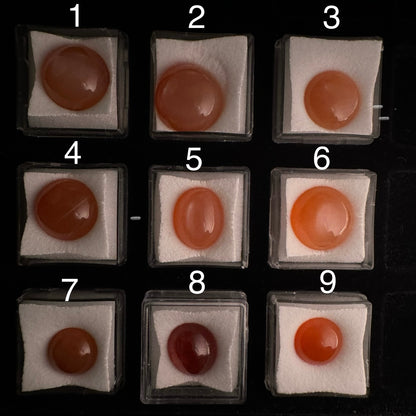 Peach Moonstone Oval Cabochon – view 1 of 2