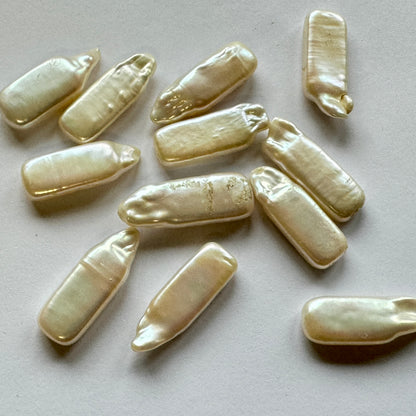 White Pearl Pear Beads – view 12 of 19
