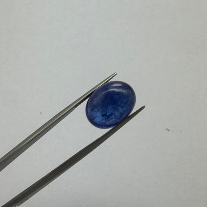 Blue Tanzanite Round Cabochon, 15.04 ct, 16x12.2 mm – view 1 of 2