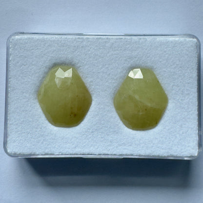 Yellow Sapphire Fancy Loose Stone Pair, 20.96 ct – view 1 of 3
