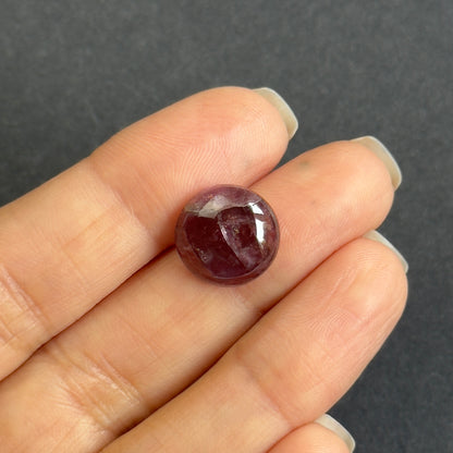 Purple Tourmaline Round Loose Stone, 7.05 ct – view 3 of 4