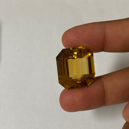 Citrine Loose Stone, 27.21 ct, 19.29x17.65 mm – view 5 of 5