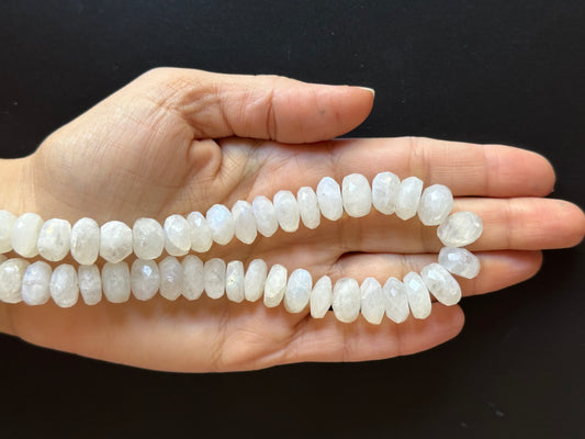 Magic Rainbow Moonstone Hand Cut Faceted 472.83cts