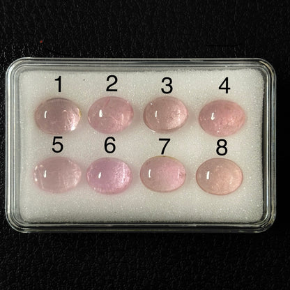 Pink Tourmaline Oval Cabochon, 3.36 ct, 10x8 mm – view 1 of 5