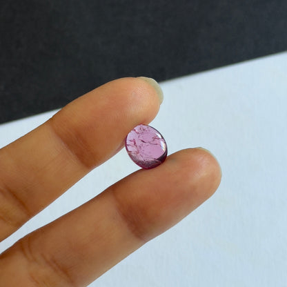 Pink Tourmaline Oval Cabochon, 2.67 ct, 11x9 mm – view 3 of 3