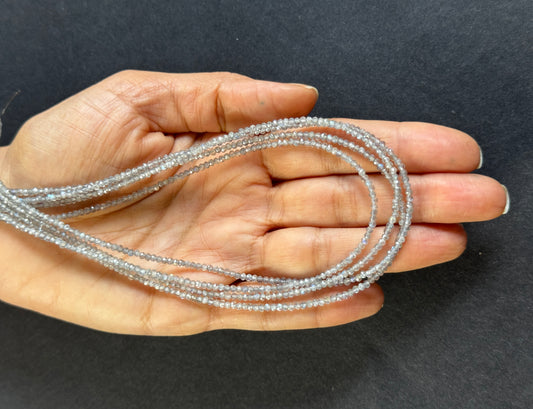 Luminous Labradorite Beads micro fac. round