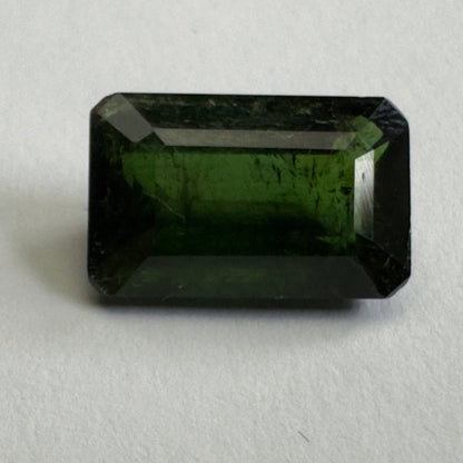 Green Tourmaline Rectangular Loose Stone, 7 ct, 14.3x9.3 mm – view 1 of 3