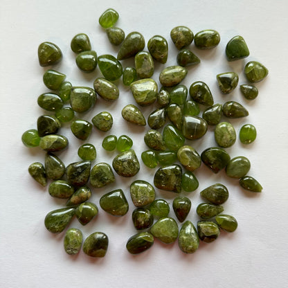 Green Chrome Diopside Drop Beads – view 2 of 9