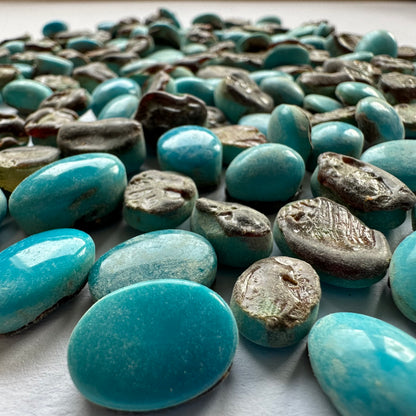 Blue Turquoise Oval Cabochon – view 5 of 5