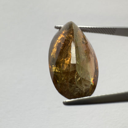 Green Tourmaline Oval Faceted Loose Stone, 16.78 ct, 22.92x12.32 mm – view 4 of 5