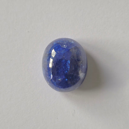 Blue Tanzanite Cabochon, 45.50 ct, 22.4x18.8 mm – view 3 of 4
