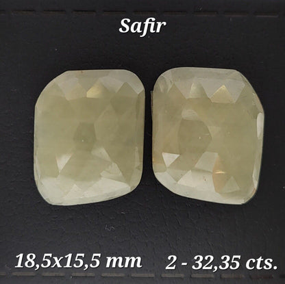 Yellow Sapphire Loose Stone Pair – view 1 of 3