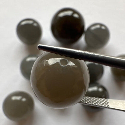 Grey Moonstone Round Beads – view 1 of 4