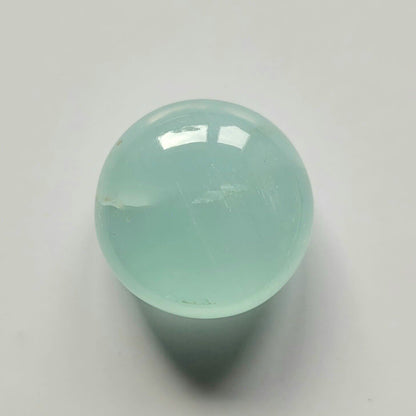 Blue Aquamarine Round Cabochon, 34.26 ct – view 3 of 4